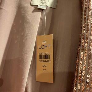 Loft Sequins Blazer Jacket size 20